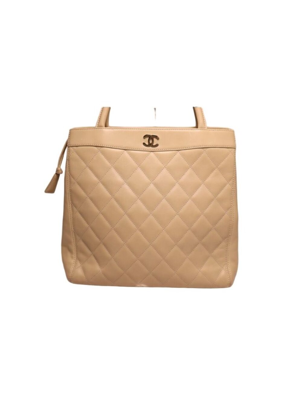 Chanel Quilted Lambskin Tote Bag